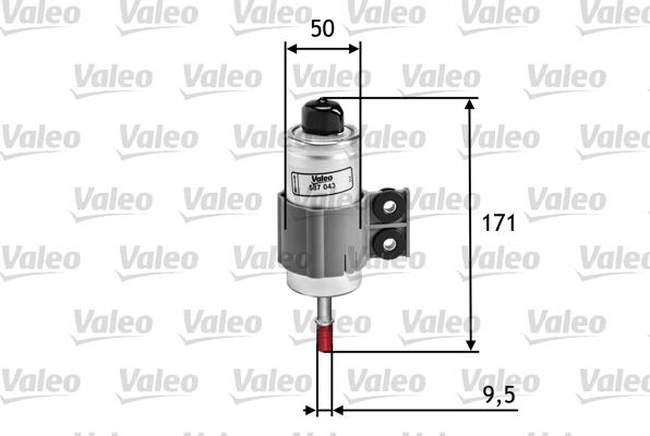 Valeo 587043 - Масляный фильтр unicars.by