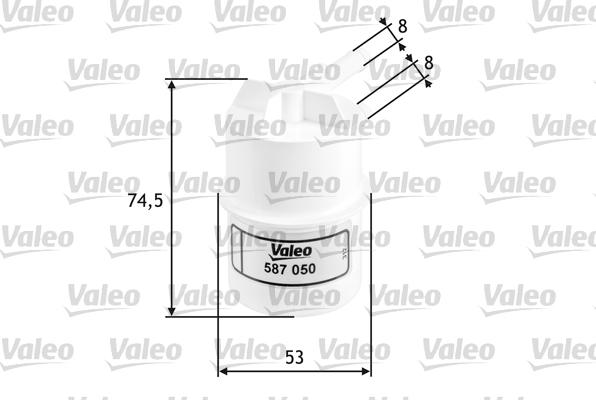 Valeo 587050 - Масляный фильтр unicars.by