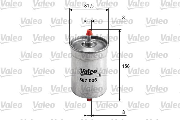 Valeo 587006 - Масляный фильтр unicars.by