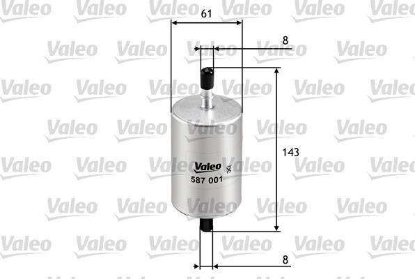 Valeo 587001 - Масляный фильтр unicars.by