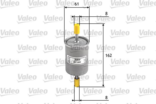 Valeo 587008 - Масляный фильтр unicars.by