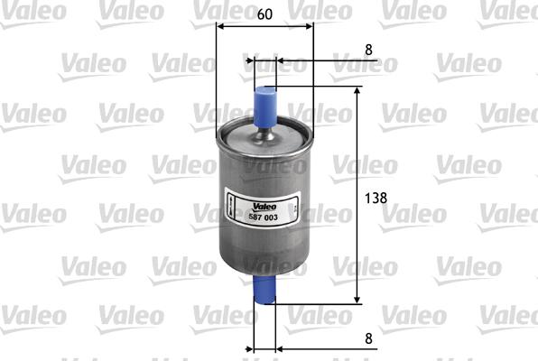 Valeo 587003 - Масляный фильтр unicars.by