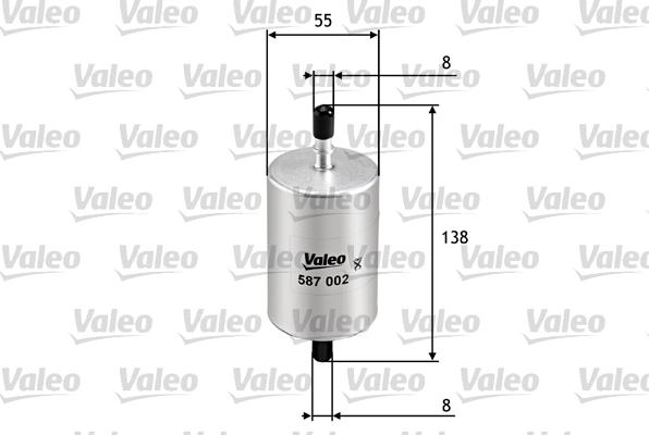 Valeo 587002 - Масляный фильтр unicars.by