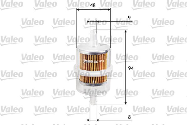 Valeo 587013 - Масляный фильтр unicars.by