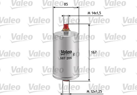 Valeo 587205 - Масляный фильтр unicars.by