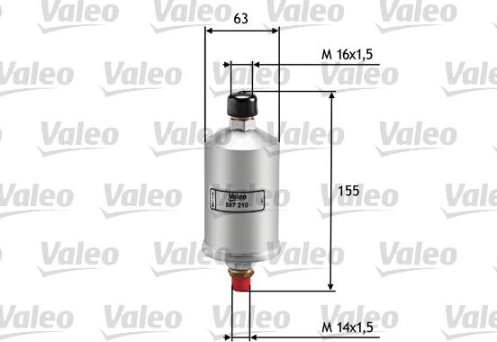 Valeo 587210 - Масляный фильтр unicars.by