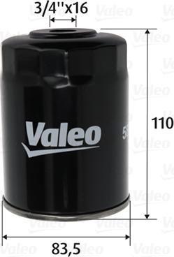 Valeo 587754 - Топливный фильтр unicars.by