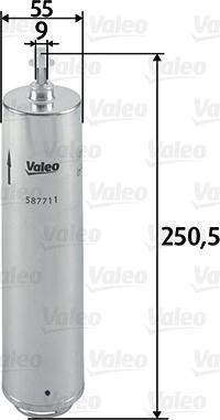 Valeo 587711 - Масляный фильтр unicars.by