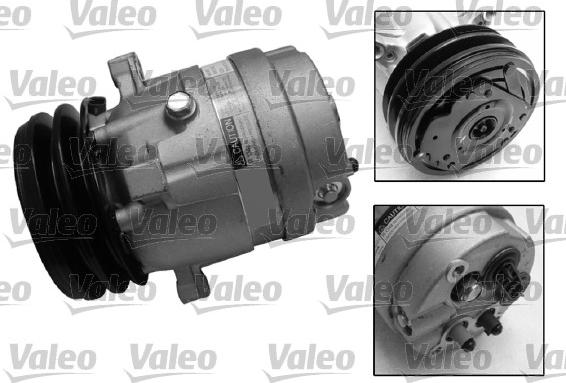 Valeo 699070 - Компрессор кондиционера unicars.by