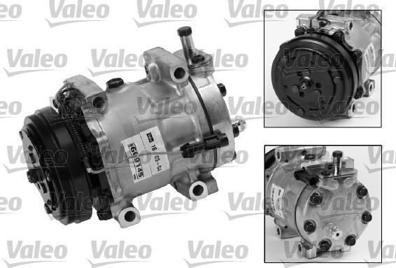 Valeo 699145 - Компрессор кондиционера unicars.by