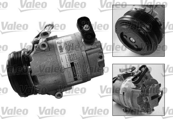 Valeo 699270 - Компрессор кондиционера unicars.by