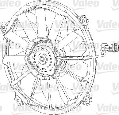 Valeo 696091 - Вентилятор, охлаждение двигателя unicars.by