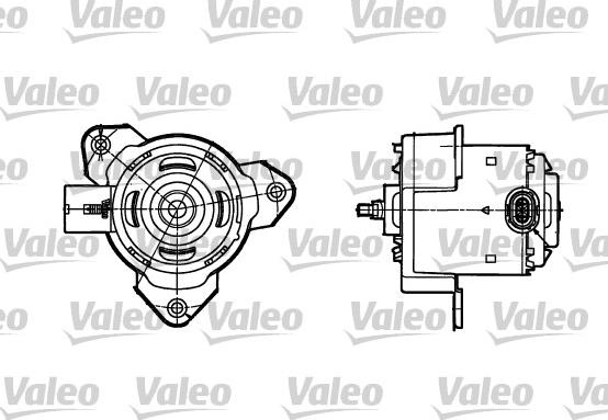 Valeo 698302 - Электродвигатель, вентилятор радиатора unicars.by