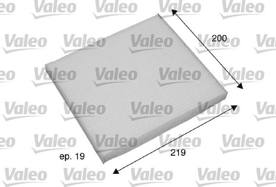 Valeo 698795 - Фильтр воздуха в салоне unicars.by