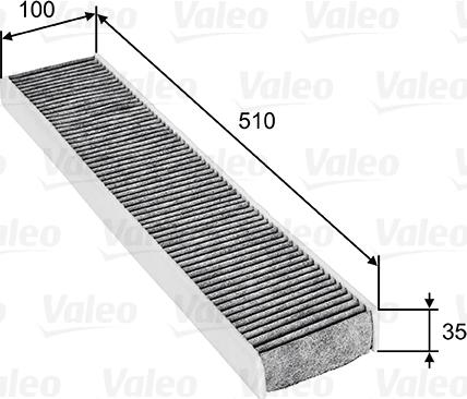 Valeo 698745 - Фильтр воздуха в салоне unicars.by