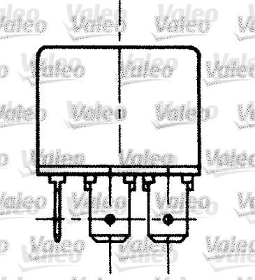 Valeo 643501 - Реле, рабочий ток unicars.by