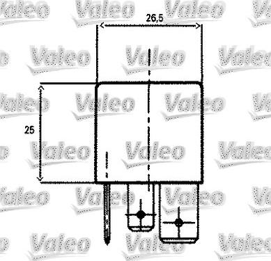 Valeo 643827 - Реле, рабочий ток unicars.by