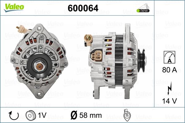 Valeo 600064 - Генератор unicars.by