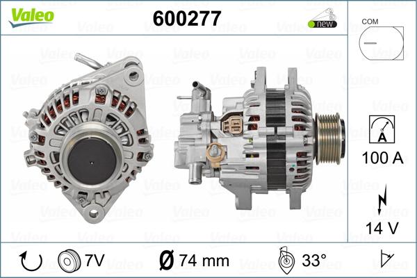 Valeo 600277 - Генератор unicars.by