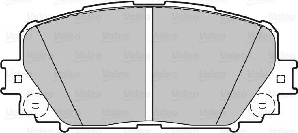 Valeo 601052 - Тормозные колодки, дисковые, комплект unicars.by