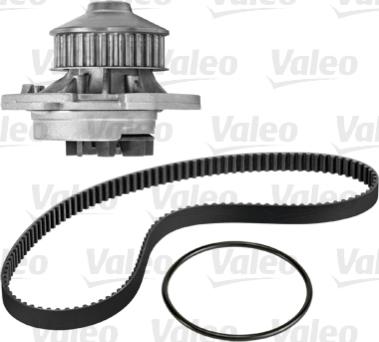 Valeo 614544 - Водяной насос + комплект зубчатого ремня ГРМ unicars.by