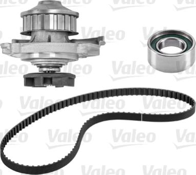 Valeo 614546 - Водяной насос + комплект зубчатого ремня ГРМ unicars.by