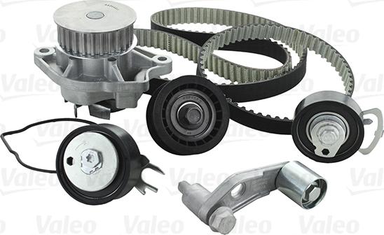 Valeo 614584 - Водяной насос + комплект зубчатого ремня ГРМ unicars.by