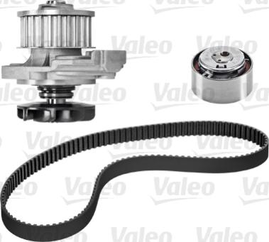 Valeo 614539 - Водяной насос + комплект зубчатого ремня ГРМ unicars.by