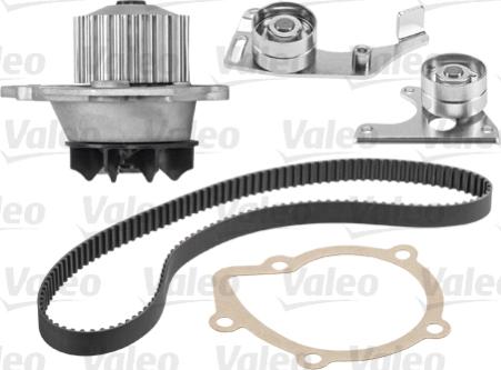 Valeo 614521 - Водяной насос + комплект зубчатого ремня ГРМ unicars.by