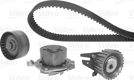 Valeo 614650 - Водяной насос + комплект зубчатого ремня ГРМ unicars.by