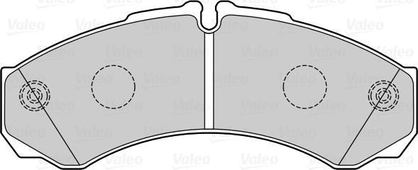 Valeo 670662 - Тормозные колодки, дисковые, комплект unicars.by