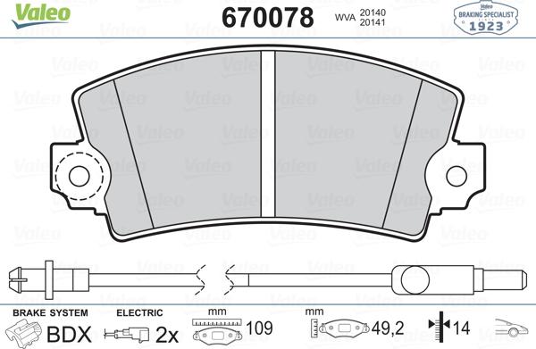 Quinton Hazell QFD1151AF - Тормозные колодки, дисковые, комплект unicars.by