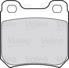 Valeo 670183 - Тормозные колодки, дисковые, комплект unicars.by