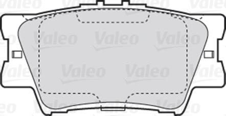 Valeo 670819 - Тормозные колодки, дисковые, комплект unicars.by