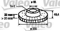 Valeo 197140 - Тормозной диск unicars.by