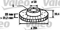 Valeo 186643 - Тормозной диск unicars.by