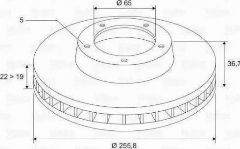 BOSCH 986478853 - Тормозной диск unicars.by