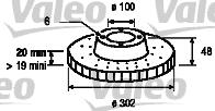 Valeo 186637 - Тормозной диск unicars.by