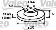 Valeo 186190 - Тормозной диск unicars.by