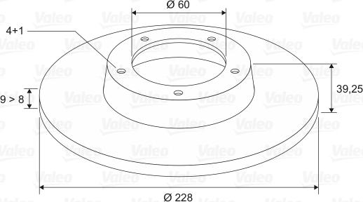 Valeo 186311 - Тормозной диск unicars.by