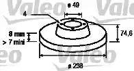 Valeo 186768 - Тормозной диск unicars.by