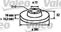 Valeo 186708 - Тормозной диск unicars.by