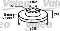 Valeo 186773 - Тормозной диск unicars.by