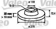 Valeo 187147 - Тормозной диск unicars.by