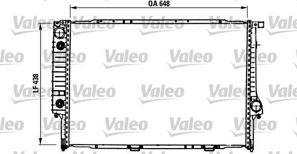 Valeo 819419 - Радиатор, охлаждение двигателя unicars.by