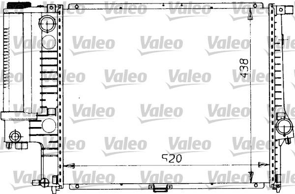 Valeo 819412 - Радиатор, охлаждение двигателя unicars.by