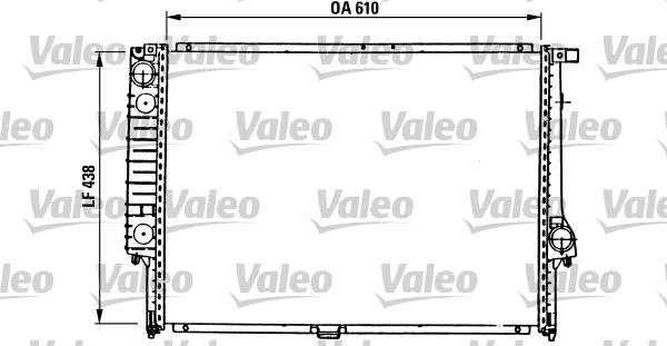 Valeo 819417 - Радиатор, охлаждение двигателя unicars.by