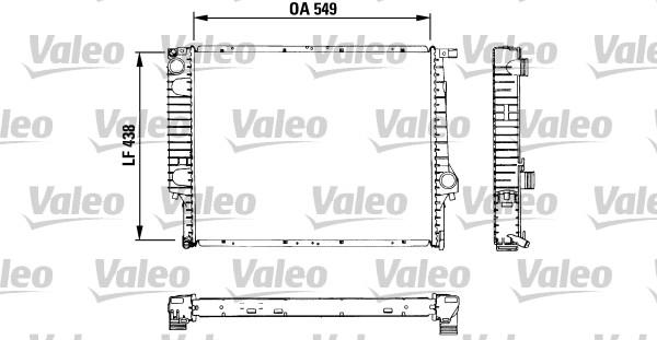 Valeo 819422 - Радиатор, охлаждение двигателя unicars.by