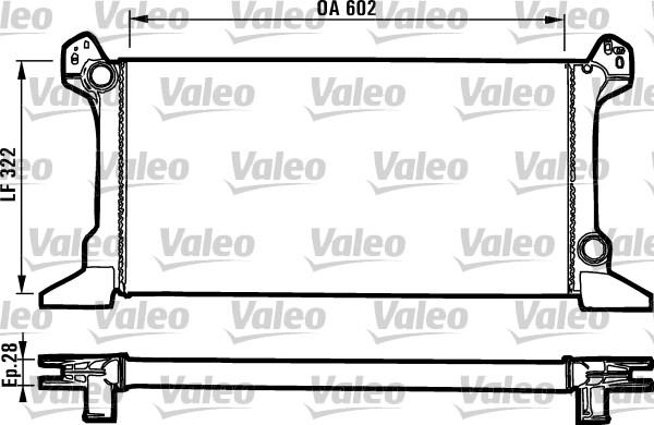 Valeo 819176 - Радиатор, охлаждение двигателя unicars.by