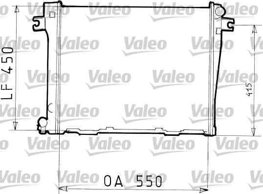 Valeo 819394 - Радиатор, охлаждение двигателя unicars.by